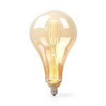 Nedis LED Filament Bulb E27 | PS165 | 3.5 W | 120 lm | 1800 K | Dimmable | With Gold Amber Finish | Retro Style | 1 pcs