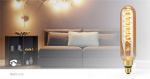 Nedis LED Filament Bulb E27 | T65 | 8.5 W | 600 lm | 2000 K | Dimmable | With Gold Finish | Retro Style | 1 pcs