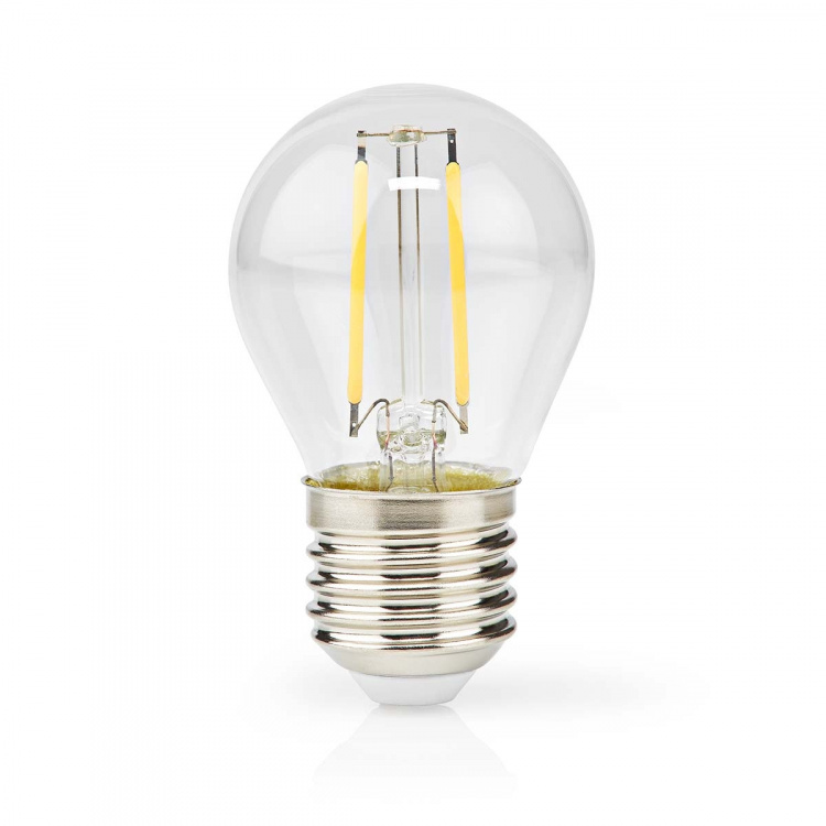 Nedis LED Filament Bulb E27 | G45 | 4.5 W | 470 lm | 2700 K | Dimmable | Warm White | Retro Style | 1 pcs Nedis LED Filament Bulb E27 | G45 | 4.5 W | 470 lm | 2700 K | Dimmable | Warm White | Retro Style | 1 pcs