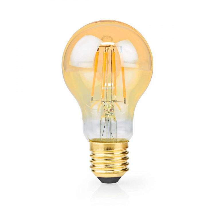Nedis LED Filament Bulb E27 | A60 | 4.9 W | 470 lm | 2100 K | Dimmable | Extra Warm White | Retro Style | 1 pcs