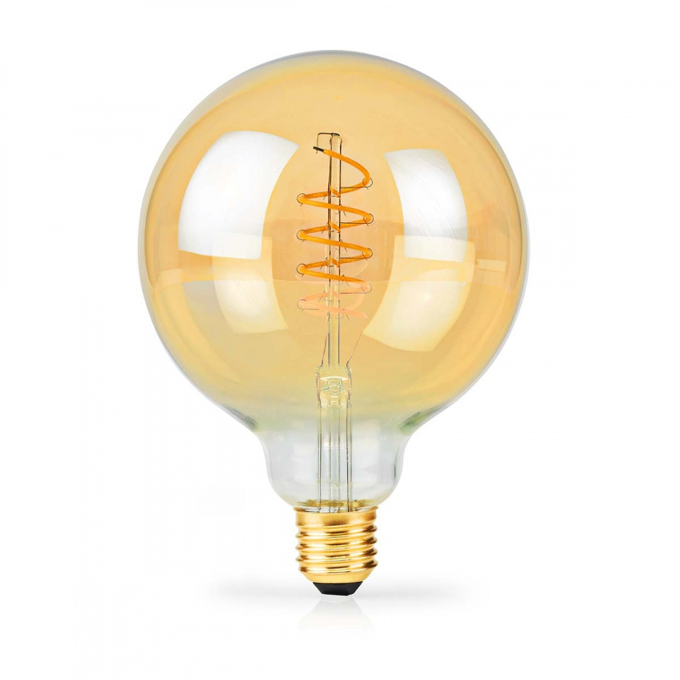Nedis LED Filament Bulb E27 | G95 | 3.8 W | 250 lm | 2100 K | Dimmable | Extra Warm White | Retro Style | 1 pcs