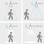 Nedis LED Bulb E27 | A60 | 4.9 W | 470 lm | 3000 K | White | Retro Style | Frosted | Motion detection | 1 pcs