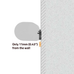 Nedis Soundbar Mount | Compatible with: Sonos® Arc™ | Wall | 10 kg | Fixed | ABS / Steel | Black