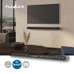 Nedis Soundbar Mount | Compatible with: Sonos® Arc™ | Wall | 10 kg | Fixed | ABS / Steel | Black