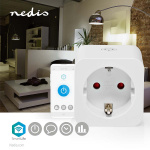 Nedis SmartLife Smart Plug | IP21 | Power meter | 3680 W | Type F (CEE 7/3) | 0 - 55 °C | Android™ / IOS | White | 1 pcs Nedis SmartLife Smart Plug | IP21 | Power meter | 3680 W | Type F (CEE 7/3) | 0 - 55 °C | Android™ / IOS | White | 1 pcs