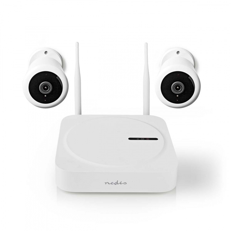Nedis SmartLife Wireless Camera System | 2x Camera | Full HD 1080p | IP65 | Night vision | White