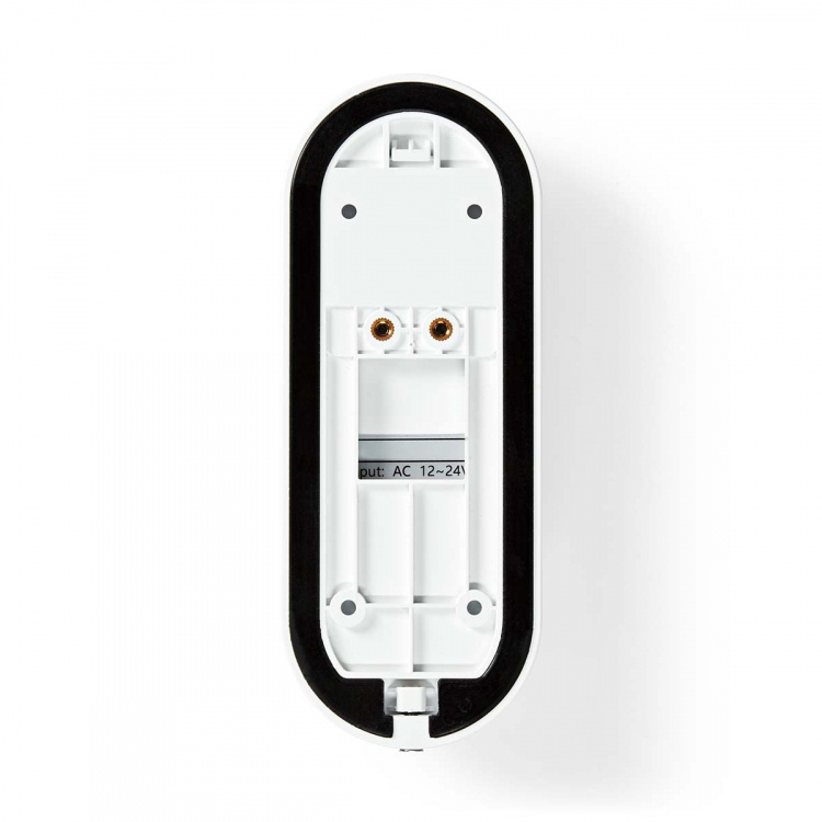 Nedis SmartLife Video Doorbell | Battery Powered / Transformer | Full HD 1080p | Cloud Storage (optional) / microSD (not included) | IP54 | With motion sensor | Night vision | White