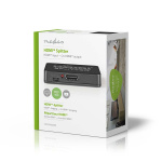 Nedis HDMI™ Splitter | 2 port(s) | HDMI™ Input | 2x HDMI™ Output | 4K@30Hz | 2.25 Gbps | ABS / PVC | Black