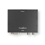 Nedis HDMI™ Converter | VGA Female / 2x RCA Male | 1x HDMI™ Output | 1-way | 1080p | 1.65 Gbps | Aluminium | Anthracite Nedis HDMI™ Converter | VGA Female / 2x RCA Male | 1x HDMI™ Output | 1-way | 1080p | 1.65 Gbps | Aluminium | Anthracite