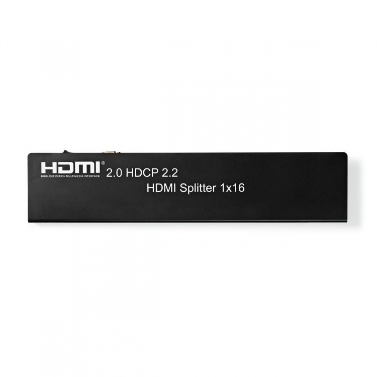 Nedis HDMI™ Splitter | 16 port(s) | USB-A Female / 16x HDMI™ Output | 4K@60Hz | 18 Gbps | Metal | Anthracite Nedis HDMI™ Splitter | 16 port(s) | USB-A Female / 16x HDMI™ Output | 4K@60Hz | 18 Gbps | Metal | Anthracite