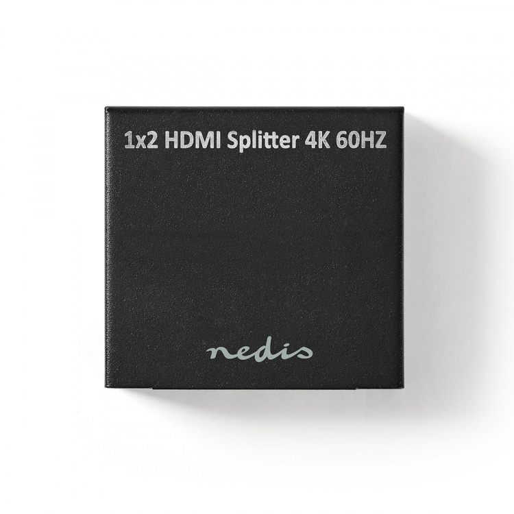 Nedis HDMI™ Splitter | 2 port(s) | 2x HDMI™ Output | 4K@60Hz | 18 Gbps | Metal | Anthracite Nedis HDMI™ Splitter | 2 port(s) | 2x HDMI™ Output | 4K@60Hz | 18 Gbps | Metal | Anthracite