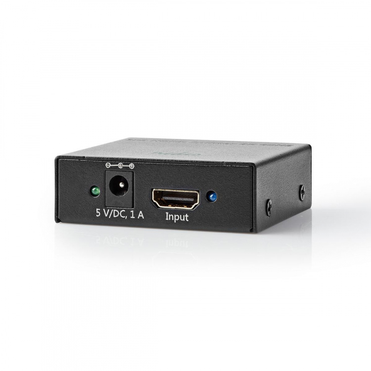 Nedis HDMI™ Splitter | 2 port(s) | 2x HDMI™ Output | 4K@60Hz | 18 Gbps | Metal | Anthracite Nedis HDMI™ Splitter | 2 port(s) | 2x HDMI™ Output | 4K@60Hz | 18 Gbps | Metal | Anthracite