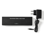 Nedis HDMI™ Splitter | 8 port(s) | 8x HDMI™ Output | 4K@60Hz | 18 Gbps | Metal | Anthracite Nedis HDMI™ Splitter | 8 port(s) | 8x HDMI™ Output | 4K@60Hz | 18 Gbps | Metal | Anthracite