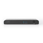 Nedis HDMI™ Switch | 3 port(s) | 3x HDMI™ Input | 1x HDMI™ Output | 4K@60Hz | 18 Gbps | Remote controlled | Metal | Anthracite