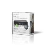 Nedis HDMI™ Switch | 3 port(s) | 1x USB-C™ / 2x HDMI™ Input | 1x HDMI™ Output | 4K@60Hz | 18.0 Gbps | Metal | Anthracite