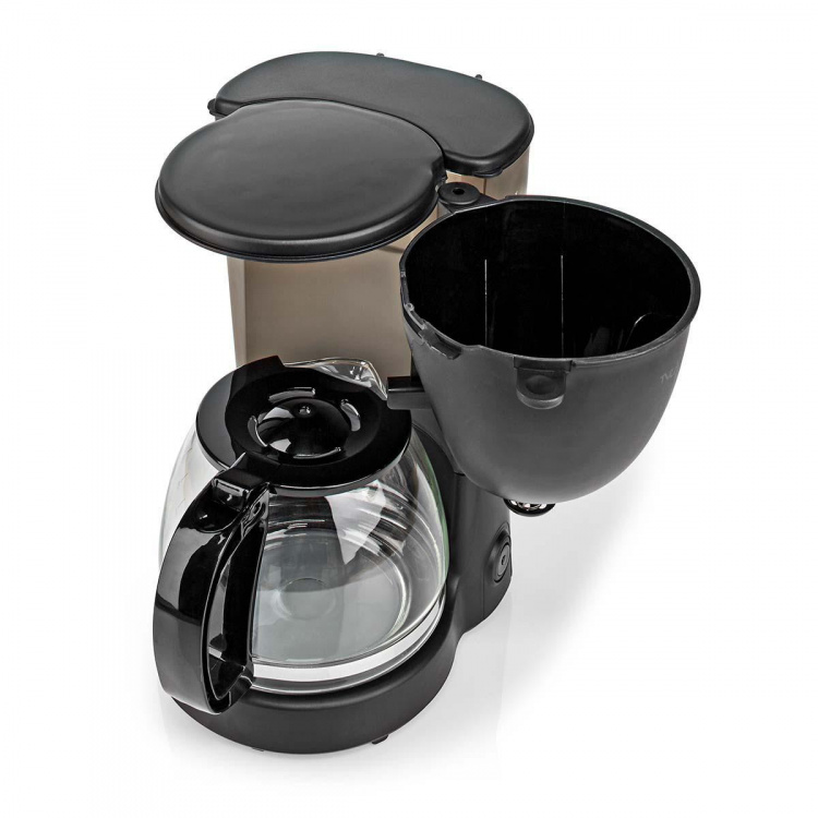 Nedis Coffee Maker | Filter Coffee | 1.25 l | 10 Cups | Keep warm feature | Black