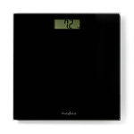 Nedis Personal Scale | Digital | Black | Tempered Glass | Maximum weighing capacity: 150 kg