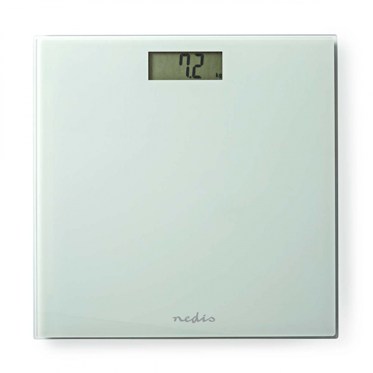 Nedis Personal Scale | Digital | White | Tempered Glass | Maximum weighing capacity: 150 kg Nedis Personal Scale | Digital | White | Tempered Glass | Maximum weighing capacity: 150 kg