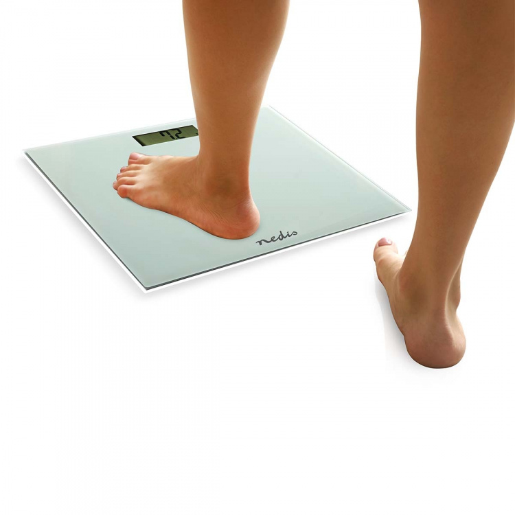 Nedis Personal Scale | Digital | White | Tempered Glass | Maximum weighing capacity: 150 kg Nedis Personal Scale | Digital | White | Tempered Glass | Maximum weighing capacity: 150 kg