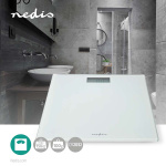 Nedis Personal Scale | Digital | White | Tempered Glass | Maximum weighing capacity: 150 kg Nedis Personal Scale | Digital | White | Tempered Glass | Maximum weighing capacity: 150 kg