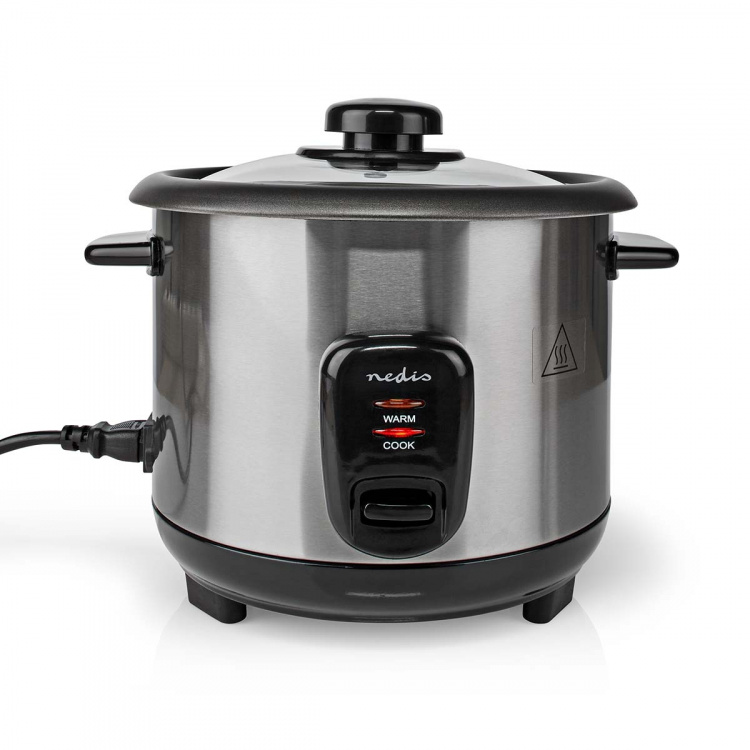Nedis Rice Cooker | 1 l | 400 W | Non stick coating | Removable bowl | Auto shut-off
