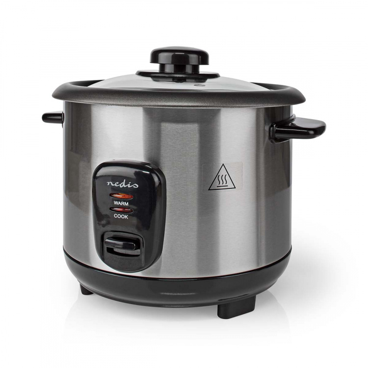 Nedis Rice Cooker | 1 l | 400 W | Non stick coating | Removable bowl | Auto shut-off