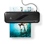 Nedis Laminator | Hot | A4 | 230 mm/min | Mains Powered | Black