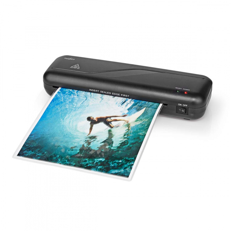 Nedis Laminator | Hot | A4 | 230 mm/min | Mains Powered | Black