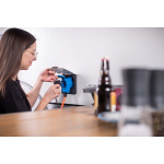 brennenstuhl CEE Adapter Cable Camping 1.5m cable in orange (CEE plug and angle coupling incl. safety contact combination socket, 230V/16A, for permanent outdoor use)