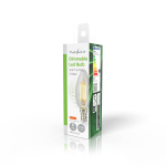 Nedis LED Filament Bulb E14 | Candle | 4.5 W | 470 lm | 2700 | Dimmable | Warm White | Retro Style | 1 pcs | Clear