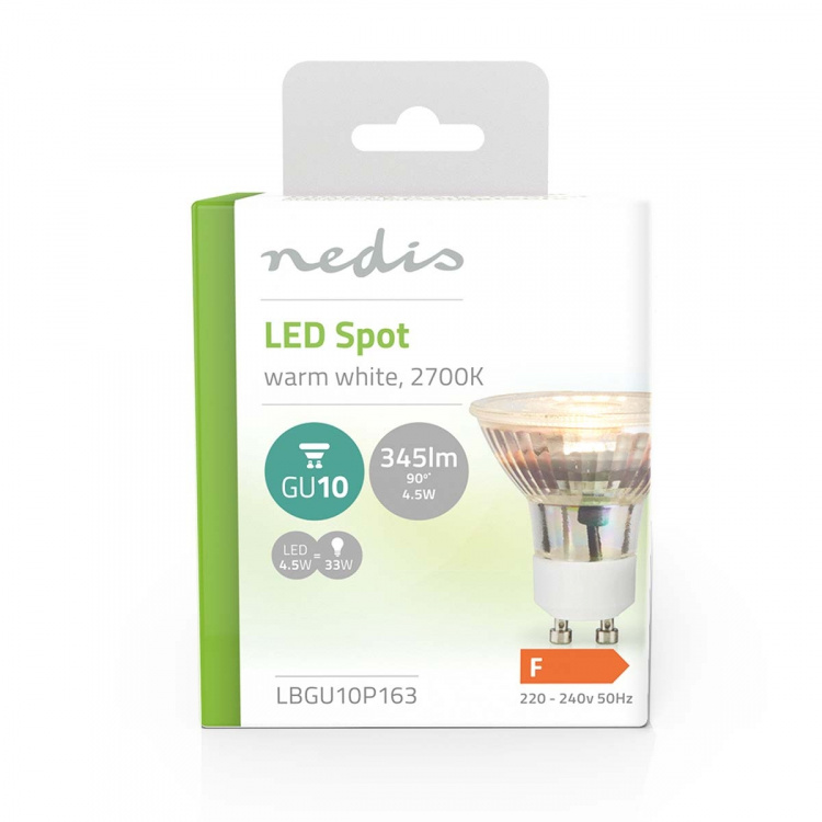 Nedis LED Bulb GU10 | Spot | 4.5 W | 345 lm | 2700 K | Warm White | Retro Style | 1 pcs