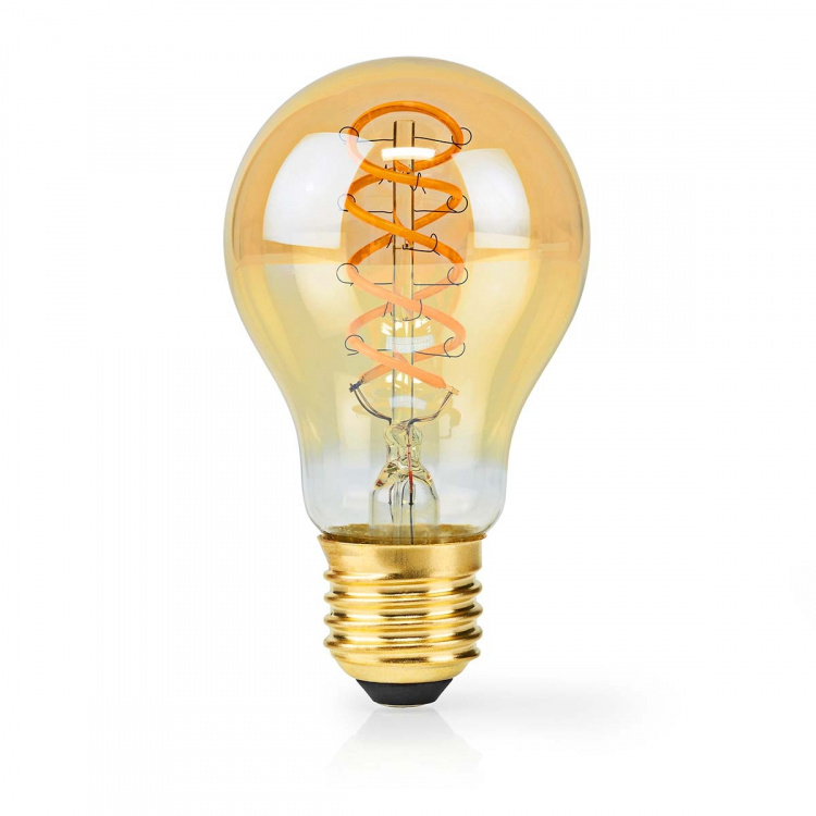 Nedis LED Filament Bulb E27 | A60 | 3.8 W | 250 lm | 2100 K | Dimmable | Extra Warm White | Retro Style | 1 pcs