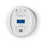 Nedis Carbon Monoxide Alarm | Battery Powered | Battery life up to: 5 year | With pause button | With test button | 85 dB | White