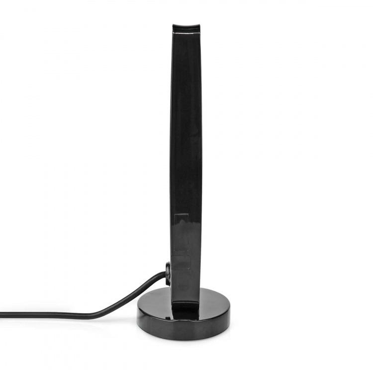Nedis Indoor HDTV Antenna | Active | FM / UHF / VHF | Reception range: 0-15 km | LTE700 | Gain: 28 dB | ABS | Black