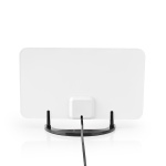 Nedis Indoor HDTV Antenna | Active | FM / UHF / VHF | Reception range: 0-25 km | LTE700 | Gain: 26 dB | ABS | Black