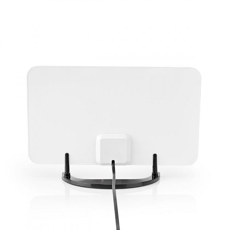 Nedis Indoor HDTV Antenna | Active | FM / UHF / VHF | Reception range: 0-25 km | LTE700 | Gain: 26 dB | ABS | Black