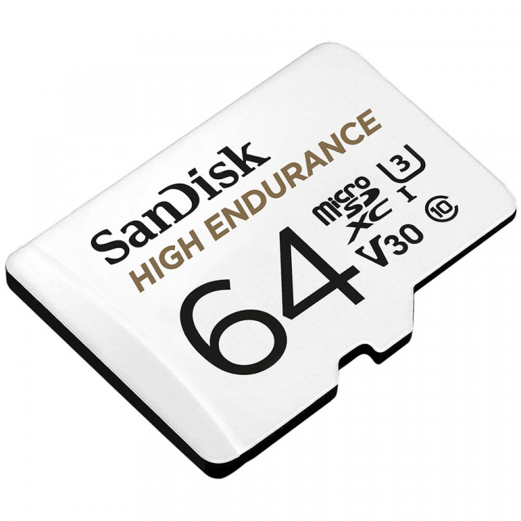 SANDISK Minneskort MicroSDHC 64GB High Endurance med adap SANDISK Minneskort MicroSDHC 64GB High Endurance med adap