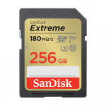 SanDisk SDXC Extreme 256GB 180MB/s UHS-I C10 V30 U3 SanDisk SDXC Extreme 256GB 180MB/s UHS-I C10 V30 U3