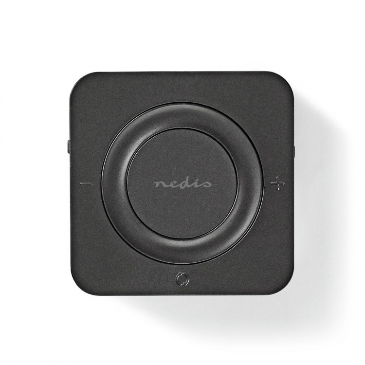 Nedis Bluetooth® Transmitter Receiver | Connection input: 1x AUX / 1x SPDIF | Connection output: 1x AUX / 1x SPDIF | AptX ™ Low latency / AptX™ / SBC | Up to 2 Devices | Battery play time: 22 hrs | Black
