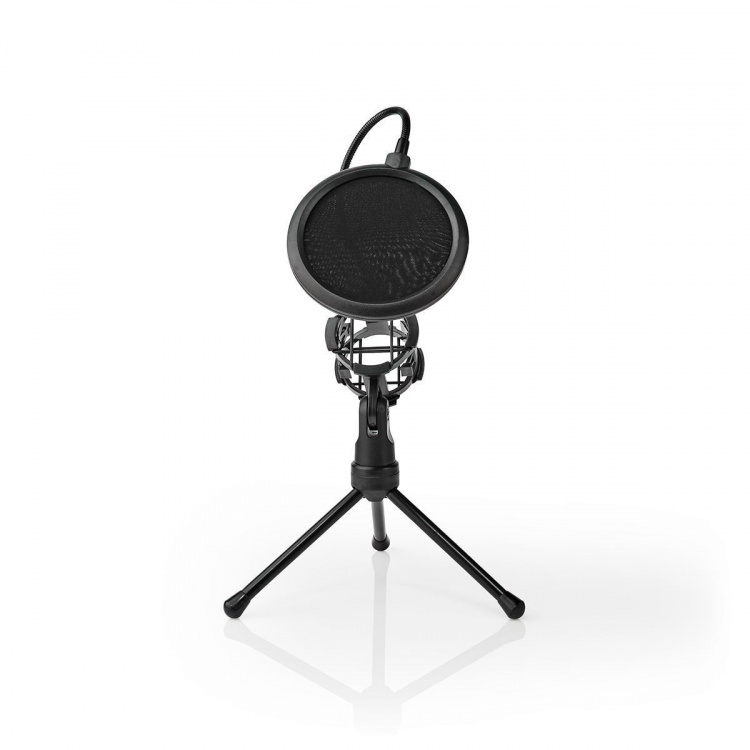 Nedis Microphone Stand | V-Shape | Holder diameter: Under 44 mm | ABS / Metal | Black