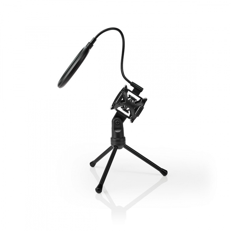 Nedis Microphone Stand | V-Shape | Holder diameter: Under 44 mm | ABS / Metal | Black