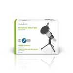 Nedis Microphone Stand | V-Shape | Holder diameter: Under 44 mm | ABS / Metal | Black