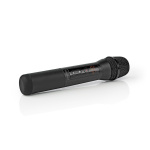 Nedis Wireless Microphone Set | 20 Channels | 1 Microphone | Cardioid | 70 Hz - 13 kHz | 1000 Ohm | -95 dB | Volume control | Black