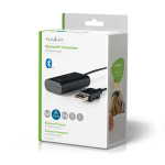 Nedis Bluetooth® Transmitter | Audio / video / data connections input: 1x AUX / 1x USB | SBC | Up to 1 Device | Black