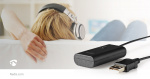 Nedis Bluetooth® Transmitter | Audio / video / data connections input: 1x AUX / 1x USB | SBC | Up to 1 Device | Black
