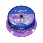 DVD+R AZO 16x 4.7GB 25 Pack Spindle Matt Silver
