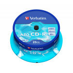 CD-R AZO Crystal 700 MB 52x 25 Pack spindle