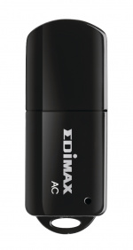 Edimax Wireless USB-Adapter AC600 2.4/5 GHz (Dual Band) Black