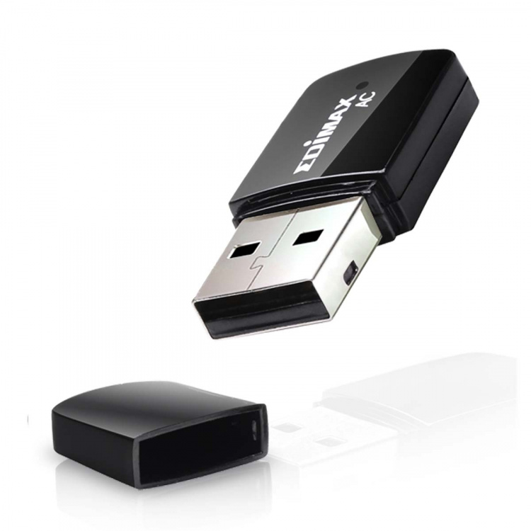 Edimax Wireless USB-Adapter AC600 2.4/5 GHz (Dual Band) Black Edimax Wireless USB-Adapter AC600 2.4/5 GHz (Dual Band) Black