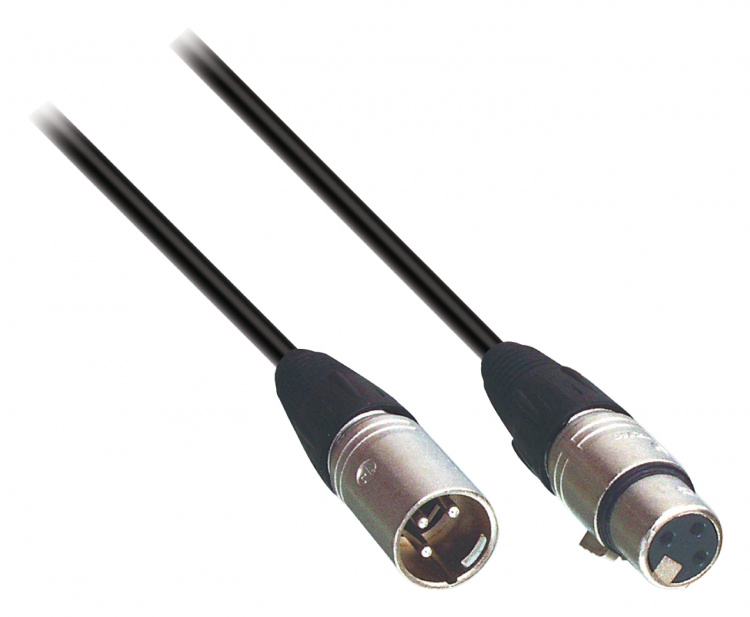 Tasker Speaker Cable XLR 3-Pin Male - XLR 3-Pin Female 3.00 m Black Tasker Speaker Cable XLR 3-Pin Male - XLR 3-Pin Female 3.00 m Black